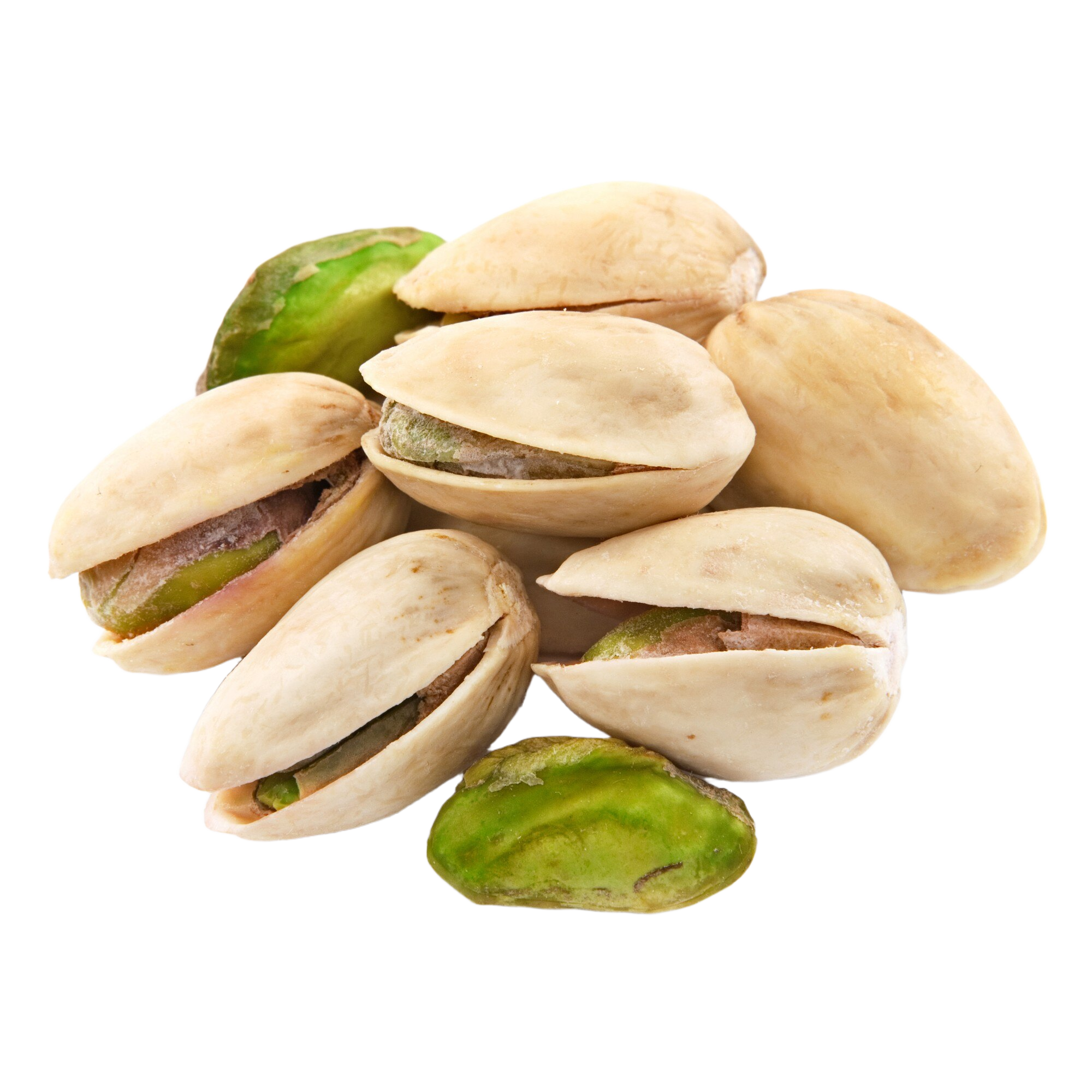 Nueces pistacho aislado blanco